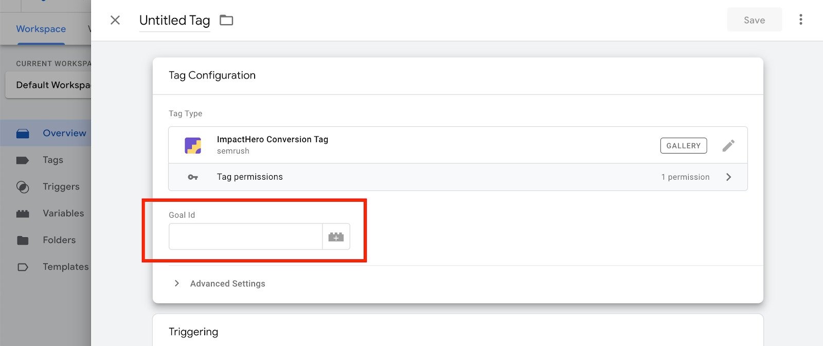 Setting Up ImpactHero Via Google Tag Manager image 8