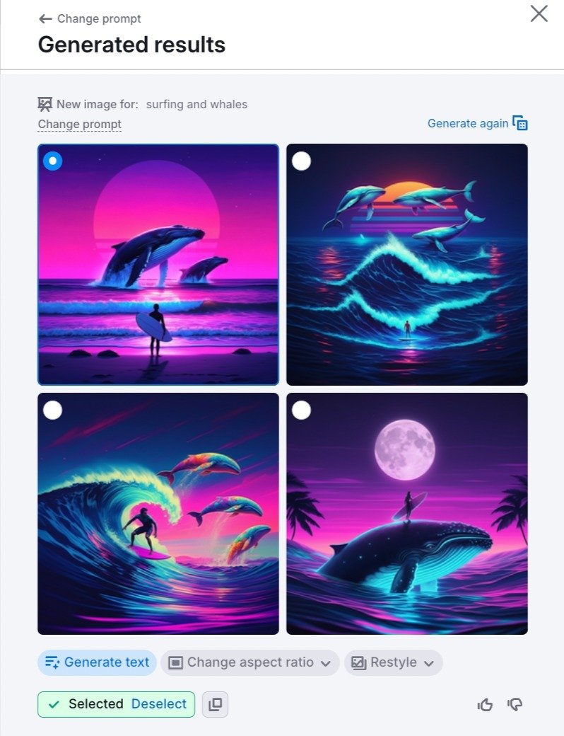 Generate multimedia content for social media image 24